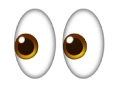 Emoji oči