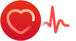 Ikona srdečního zdraví, ikona EKG